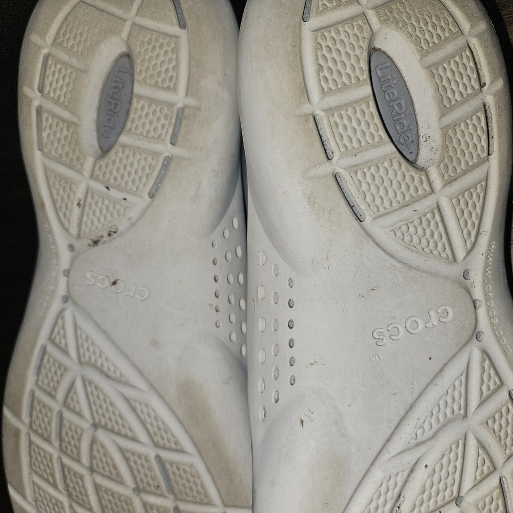 CROCS Lite Ride Blue Sneakers with Breathable Knit Upper M9 - Picture 7 of 7